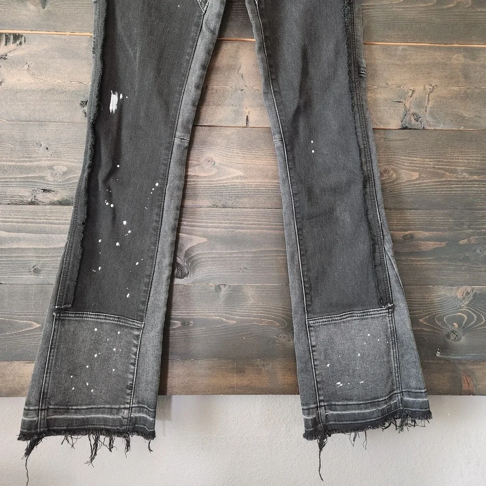 Rockstar Originals Flare Jeans Boys 14 Black‎ Streetwear Denim 27x33
